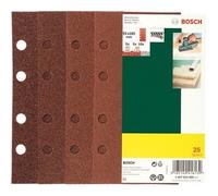 Bosch Papiers abrasifs pour ponceuse vibrante 2607019495 perforés autoagrippants grains 60/80/120