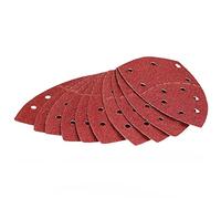 Feuilles abrasives triangulaires Papier abrasif grain 40-2000 oxyde d'aluminium souris triangle feuille de ponçage for ponceuse orbitale outil de polissage de papier de verre, 10 pièces(Grit 150)