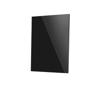 Feuilles acryliques Noires 500 X 400 mm avec Papier de Protection pour Panneaux, Bricolage, Artisanat, découpe, Peinture, Photographie, présentoir, 1 pièce, 3 mm