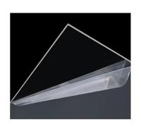 Feuilles acryliques transparentes A4 - 210 x 297 mm - 6 mm d'épaisseur - Panneaux de plexiglas transparents pour décoration, affichage, cadre photo, peinture