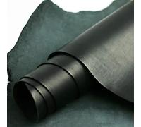 Feuilles artisanales en cuir, Morceau de cuir vachette grain Crazy Horse for la confection, disponible en plusieurs tailles : 1,0 mm et 2(Matte 1.0 Mm Thick,10x20cm)