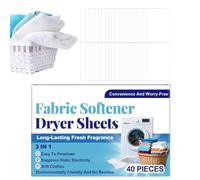 Feuilles assouplissantes - Adoucissement doux du linge, feuilles de séchage avec frais et propre, aide à la machine à laver pour éliminer les odeurs de poils d'animaux, essentiels de lessive do