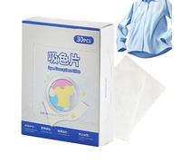 Feuilles Attrape-Couleur pour Lavage | 30 Feuilles Douces en Lavage Universel - capteuses de colorant,pour Couettes Literie Linge Coton Laine Tissu Domicile Dortoir