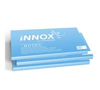 Feuilles autocollantes électrostatiques pour toutes les surfaces - les innovants Sticky Notes de INNOX sans colle; visualisez, déplacez et remettez vos idées en ordre: bleu, 10x7 cm, 300 feuilles