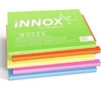 Feuilles Autocollantes Électrostatiques Pour Toutes Les Surfaces-Les Innovants Sticky Notes De Innox Sans Colle; Visualisez Et Remettez Vos Idées En Ordre: Multicolore,10x7 Cm,500 Feuilles