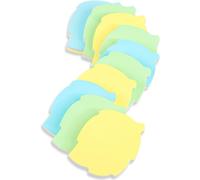 Feuilles Autocollantes En Forme De Feuille-10 Tampons 76x76mm Auto-Adhésif Post Memo Mignon Couleur Mixte Pour Bureau/Maison/Cuisine/Cuisson/École Ventes En Vrac 1000 Feuilles Au Total