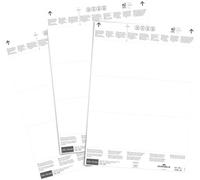 Feuilles avec étiquettes enfichables (l x H) 210 mm x 74 mm 60 pc(s)
