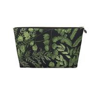Feuilles Botaniques, Trousse de Maquillage Trousse à cosmétiques Trousse de Toilette de Voyage Portable Pochette de Toilette