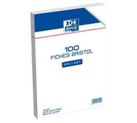 Feuilles bristol - OXFORD - 100 feuilles - Blanc - 29,7 x 21 cm - Papier bristol