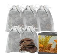 Feuilles Catappa pour aquariums, feuilles de betta aquatique et crevettes, conditionneur d'eau naturel, additif riche en nutriments, accessoires de crevettes biologiques pour créer un habitat, soutien