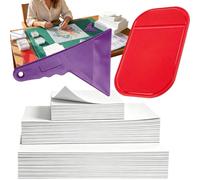 Feuilles Couvrantes En Papier Pour Art Strass | Prédécoupées Antiadhésives - Remplacement De Couverture Pour Peinture Diamant | Pour Les Passionnés De DIY Débutants Professionnels Adultes Artistes