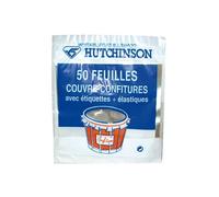 LE JOINT FRANÇAIS par HUTCHINSON – Feuilles couvre-confiture – Lot 50 avec élastiques & étiquettes