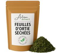Feuilles d’Ortie Coupées 100g - Feuilles Entières Séchées - Idéales pour Infusions, Soupes, Recettes Végétales - Sachet Refermable - Artisan Du Vert