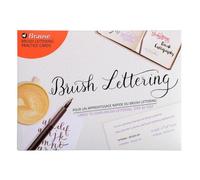 Feuilles d'apprentissage au Brush lettering.