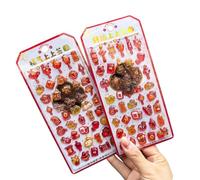 Feuilles d'autocollants bouffants, petites décorations artisanales pour journal, étui de téléphone, adorable petit autocollant pour scrapbooking
