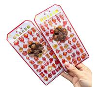 Feuilles d'autocollants bouffants, petites décorations artisanales pour journal, étui de téléphone, petits autocollants