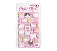 Feuilles d'autocollants décoratifs adorables pour enfants et adultes, réutilisables, pour scrapbooking