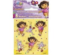 Feuilles d'autocollants Dora l'exploratrice, 8 ct G