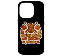 Feuilles d'automne et Crochet Please Crocheting Fall Lover Citation Coque pour iPhone 14 Pro