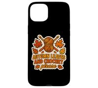 Feuilles d'automne et Crochet Please Crocheting Fall Lover Citation Coque pour iPhone 15 Plus