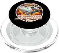 Feuilles d'automne et d'observation des Oiseaux s'il Vous plaît Automne Amant Vintage PopSockets PopGrip pour MagSafe