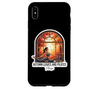 Feuilles d'automne et Pilates Please Fall Lover Instructor Citation Coque pour iPhone XS Max