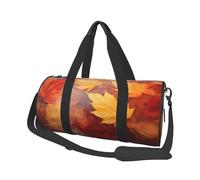 Feuilles d'automne Qui Tombent sur la rivière (2), Sac de Voyage de Grande capacité, Sac à Main Rond, Sac de Voyage de Sport, fourre-Tout, Sac de Fitness
