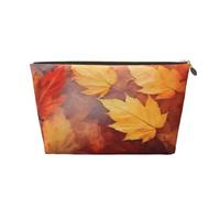 Feuilles d'automne Qui Tombent sur la rivière (2), Trousse de Maquillage Trousse à cosmétiques Trousse de Toilette de Voyage Portable Pochette de Toilette
