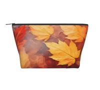 Feuilles d'automne Qui Tombent sur la rivière (2), Trousse de Toilette Trousse de Maquillage Sac à cosmétiques Trousse de Toilette de Voyage Portable