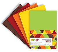 Feuilles de bricolage FOREST FOREST A4 5 feuilles 5 couleurs Happy Color