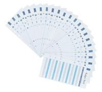 Feuilles de Budget en Papier Perforées, 50 Feuilles, Relevé de Dépenses