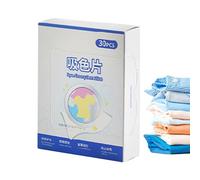 Feuilles de Capteur de Couleur pour Lavage,30 Feuilles Douces en Lavage Universel - capteuses de colorant - pour Couettes Literie Linge Coton Laine Tissu Domicile Dortoir