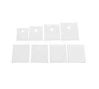 Feuilles de céramique d'alumine, 200 pièces, coussin de refroidissement, joint isolant à haute conductivité thermique for la Dissipation thermique(20x25x0.6mm Without-Holes)