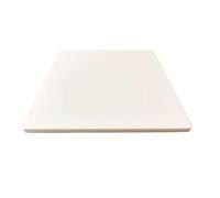 Feuilles de céramique d'alumine à 99% - Plaque de creuset en corindon lissant double face for la recherche scientifique, 1 pièce(90x90x6mm)