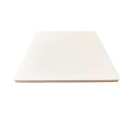 Feuilles de céramique d'alumine à 99% - Plaque de creuset en corindon lissant double face for une utilisation expérimentale à haute température(50x50x5mm)