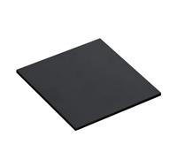 Feuilles de céramique de zircone, feuille de plaque de céramique de zircone noire anti-haute température, feuille de plaque de céramique fine isolée 1 pièce(50X50X0.2mm)