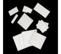 Feuilles de céramique piézoélectrique PZT5 ultra-minces for la détection des ondes acoustiques - Lot de 5 pièces, dimensions : 10 x 10 mm, 10 x 5 mm, 12 x 6 mm, 14 x 6 mm(40x30x0.3mm)
