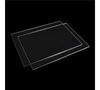 Feuilles de chlorure de polyvinyle hautement transparentes, feuille de plastique PVC 0.3~2mm, feuilles de PVC transparentes for l'artisanat et l'enseignement scolaire 3 pièces(200x300x0.8mm)