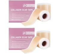 Feuilles de cicatrices en silicone pour l'élimination et le traitement des cicatrices - 4 x 150 cm - Bande médicale avec collagène, respirante et douce pour la peau - Après l'opération, césarienne