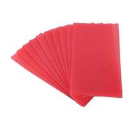 Feuilles de cire de plaque de Base rouge 10 pièces, cire de morsure utilitaire de sculpture de bijoux pour bijoutiers sculpteurs et amateurs (1.3mm)