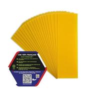 Feuilles de Cire Gaufrée Française pour Ruche Dadant, 20 Feuilles, 130 x 410 mm, 1 kg, avec QR Code d'Analyse, A05FR