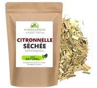 Feuilles de Citronnelle séchées 100g , Naturelles pour Tisane, Infusion, Marinade et Cuisine (100g)