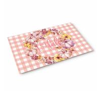 Feuilles De Citrouille Baies Plaid Roses Tapis De Bain Ramasse La Saleté Paillasson Exterieur Drainage Paillasson pour Extérieur Cuisine Chambre 40 X 60Cm
