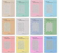 Feuilles de classeur d'épargne A6, 100 enveloppes de suivi de défi avec inserts compatibles à 6 anneaux, planificateur budgétaire de 48 pages pour le remplissage d'argent et plusieurs modèles