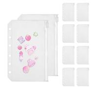 Feuilles de classeur et pochettes de protection pour documents - Rangement et rangement de documents | Pochettes de classeur à 6 trous | Pour ranger les documents fiscaux, factures, rapports de projet