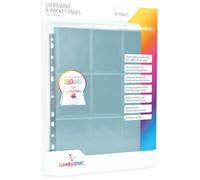 Feuilles de classeur pour cartes - Asmodee - Ultrasonique Topload - 9 poches - 23x30 cm - Transparent - Polypropylène