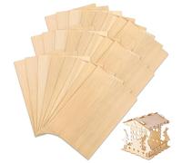 Feuilles de Contreplaque Plaque de Bois Naturel, Contreplaqué,Feuilles de Bois de Balsa, Planche en bois Lumin X - Planche de bois brut pour table, panneau bois pour bricolage, Contreplaqué mm