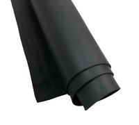 Feuilles de cuir, Cuir de vachette tanné végétal, épaisseur 2 mm, multicolore, 30 x (15-90) cm, for le bricolage(Black,30cm x 15cm)