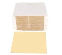 Feuilles de feuille d'or, 500 pièces de feuilles de feuille d'or multi-usages, papier d'imitation de feuille d'or 3,7 x 3,3 pouces pour la peinture artistique, la dorure,