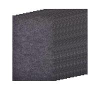 Feuilles de Feutre - Carrés Gris épais | Tampons Textiles de Bricolage: matériau de Isolant, Couche de Travail créative pour , Enseignants, Parents, Artistes, étudiants, écume